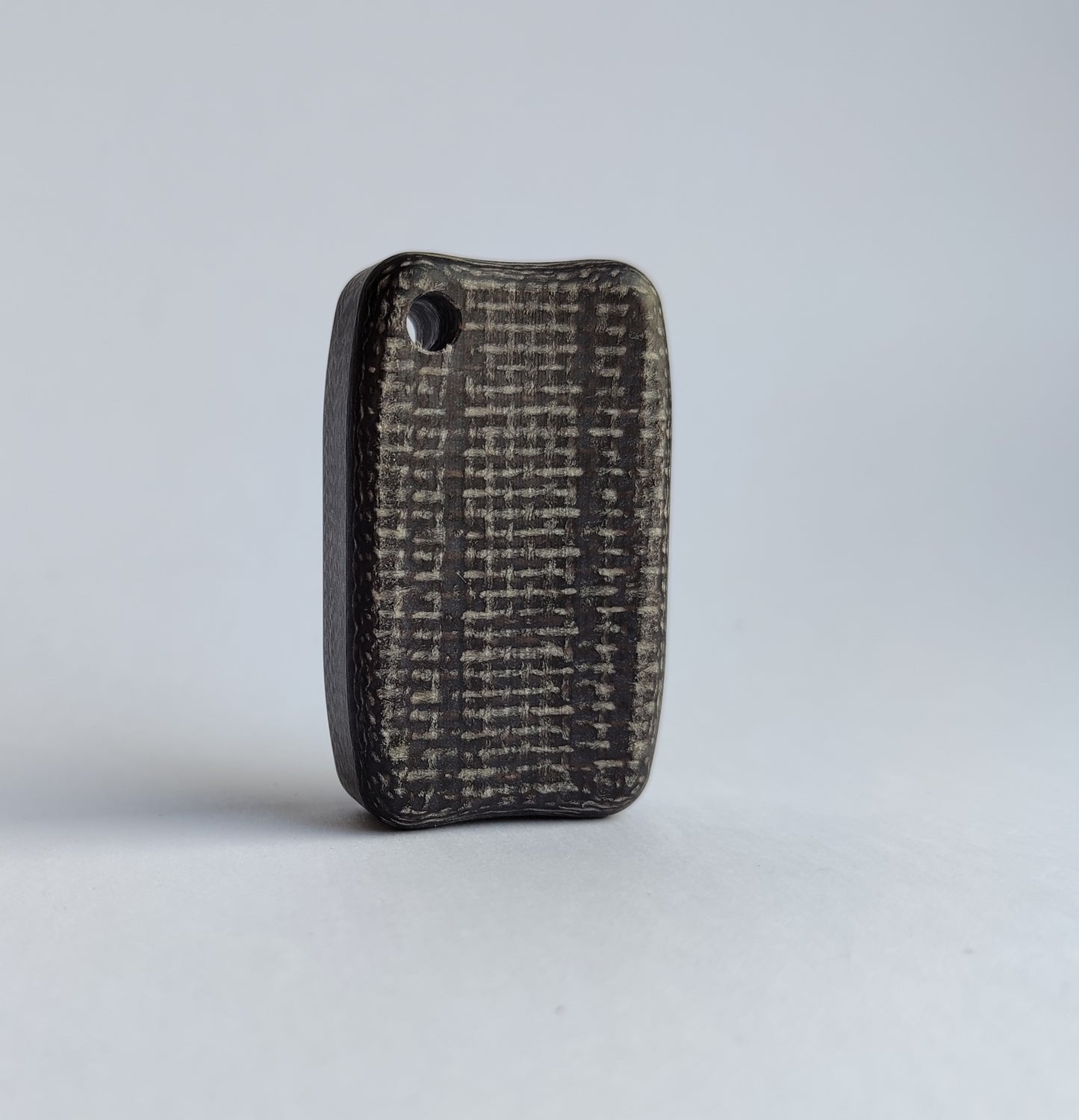 Micarta Fidget Bar / EDC Haptic Worry Stone / Soap Bar Shape Pocket Toy from Bison Jute Micarta