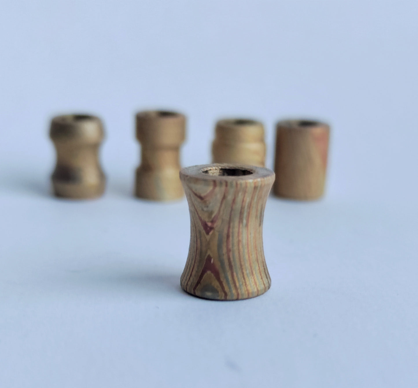 Mokume Gene Bead (Brass/Copper/Silver)