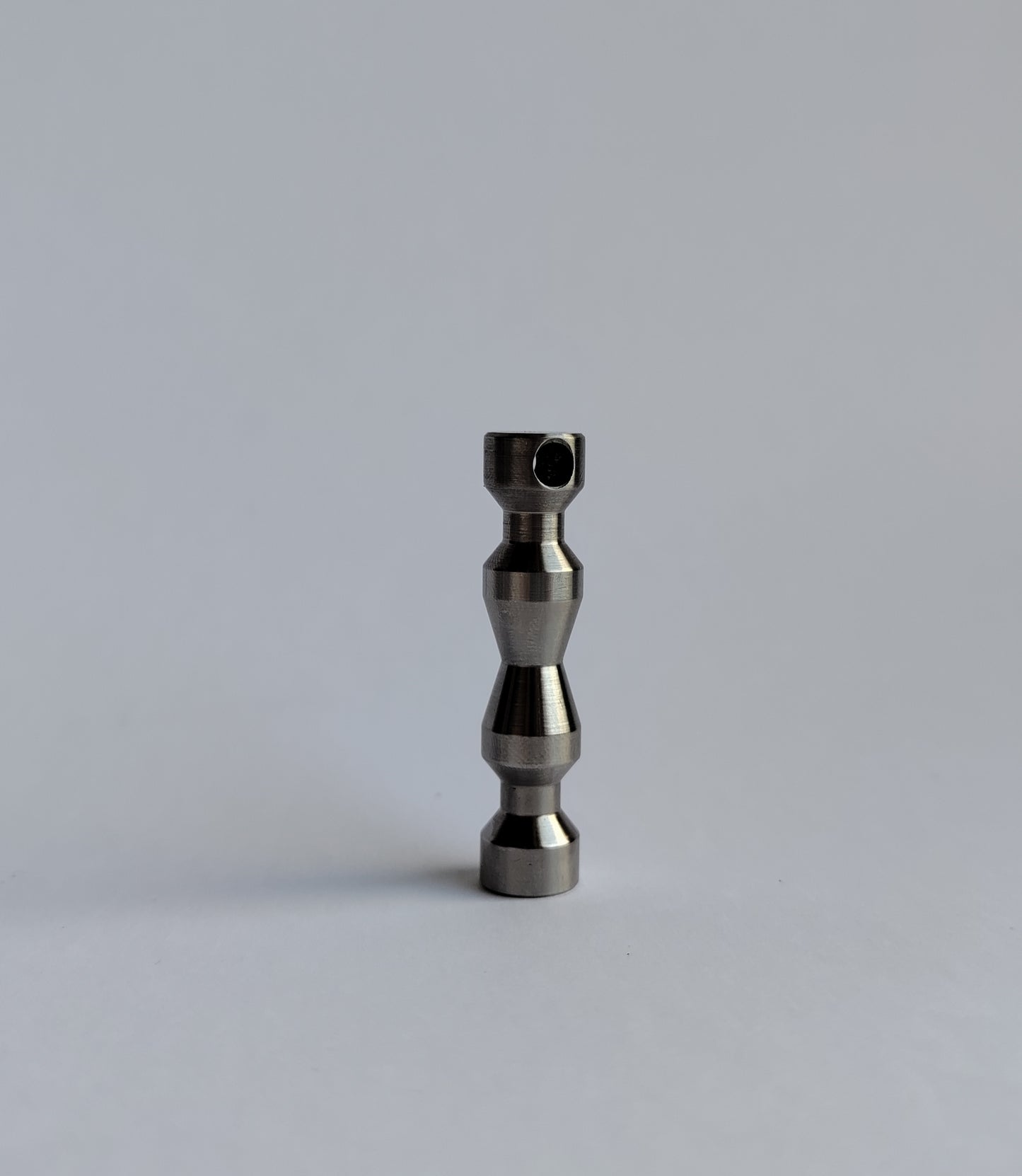 EDC Pendant Bead from Titanium/ Stainless Steel / Damascus