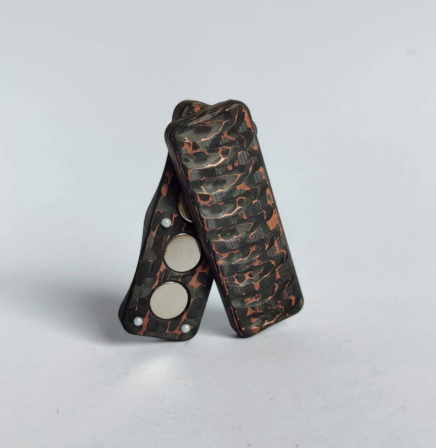 EDC Haptic slider from FatCarbon "Snakeskin Copper"