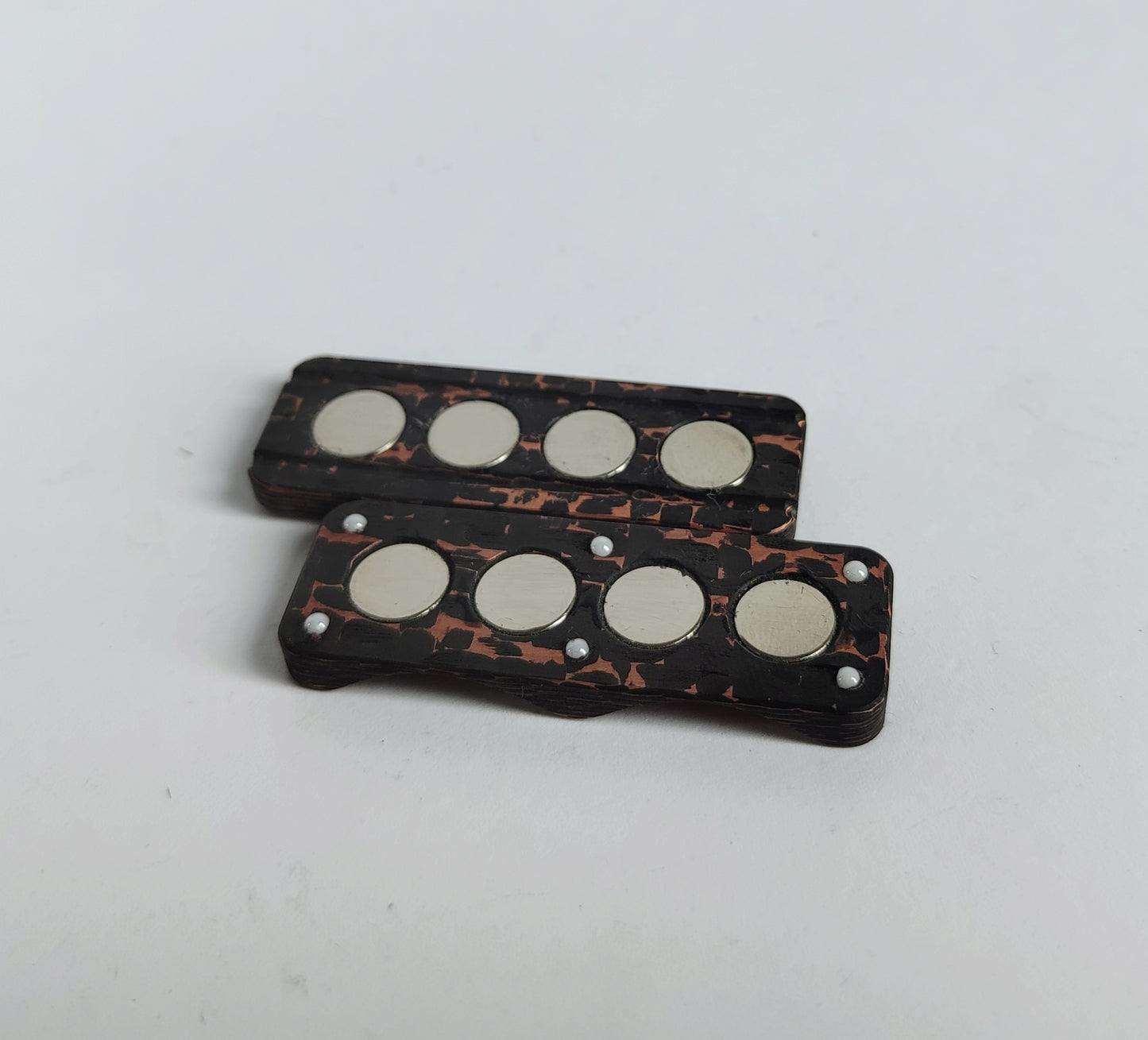 EDC Haptic slider from FatCarbon "Snakeskin Copper"