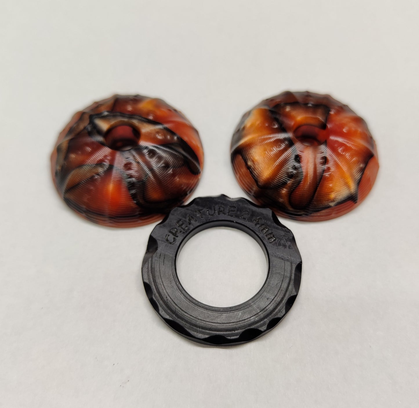 Orange&Black EDC Urchin Coin