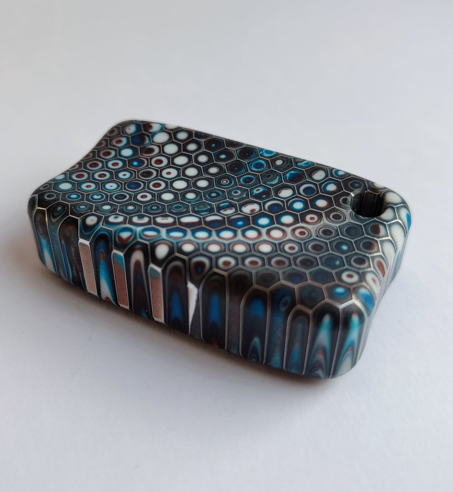 Fidget Bar / EDC Worry Stone / Soap Bar Shape / Haptic toy / Honeycomb pattern