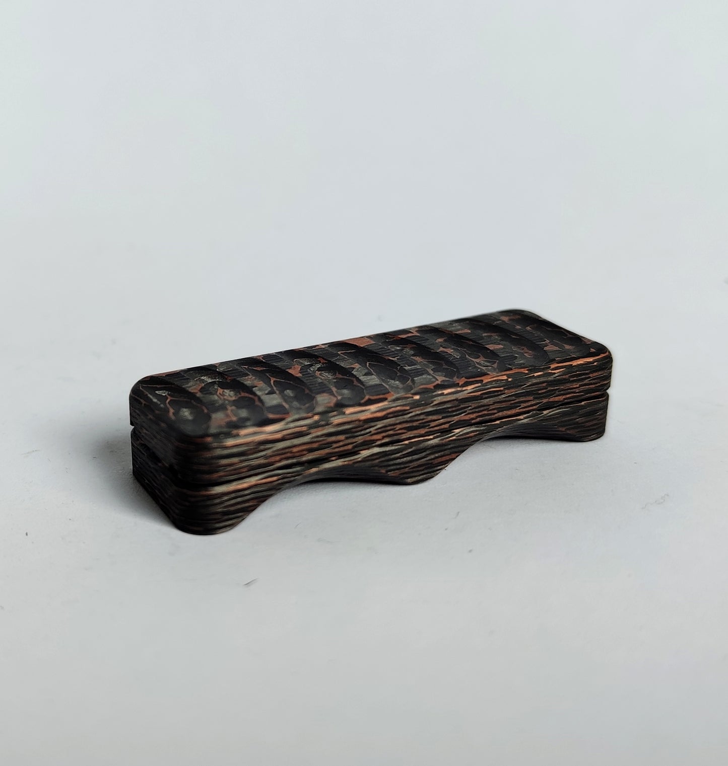 EDC Haptic slider from FatCarbon "Snakeskin Copper"