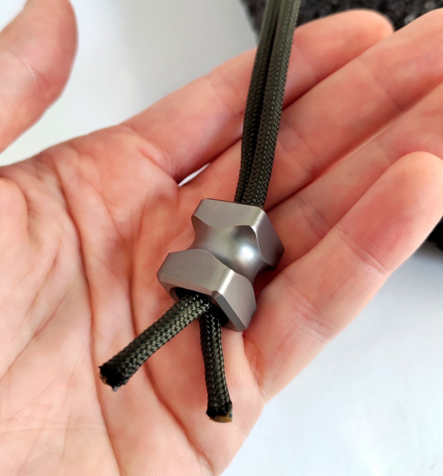 EDC Big Lanyard Bead Accessory from Copper / Brass / G10 / Delrin / Patina