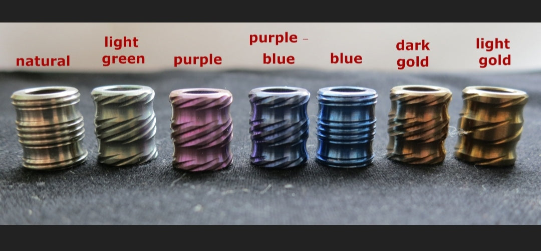 Titanium Fidget Bar / EDC Worry Stone / Soap Bar Shape / Haptic toy / Anodised Titanium / Stone Washed