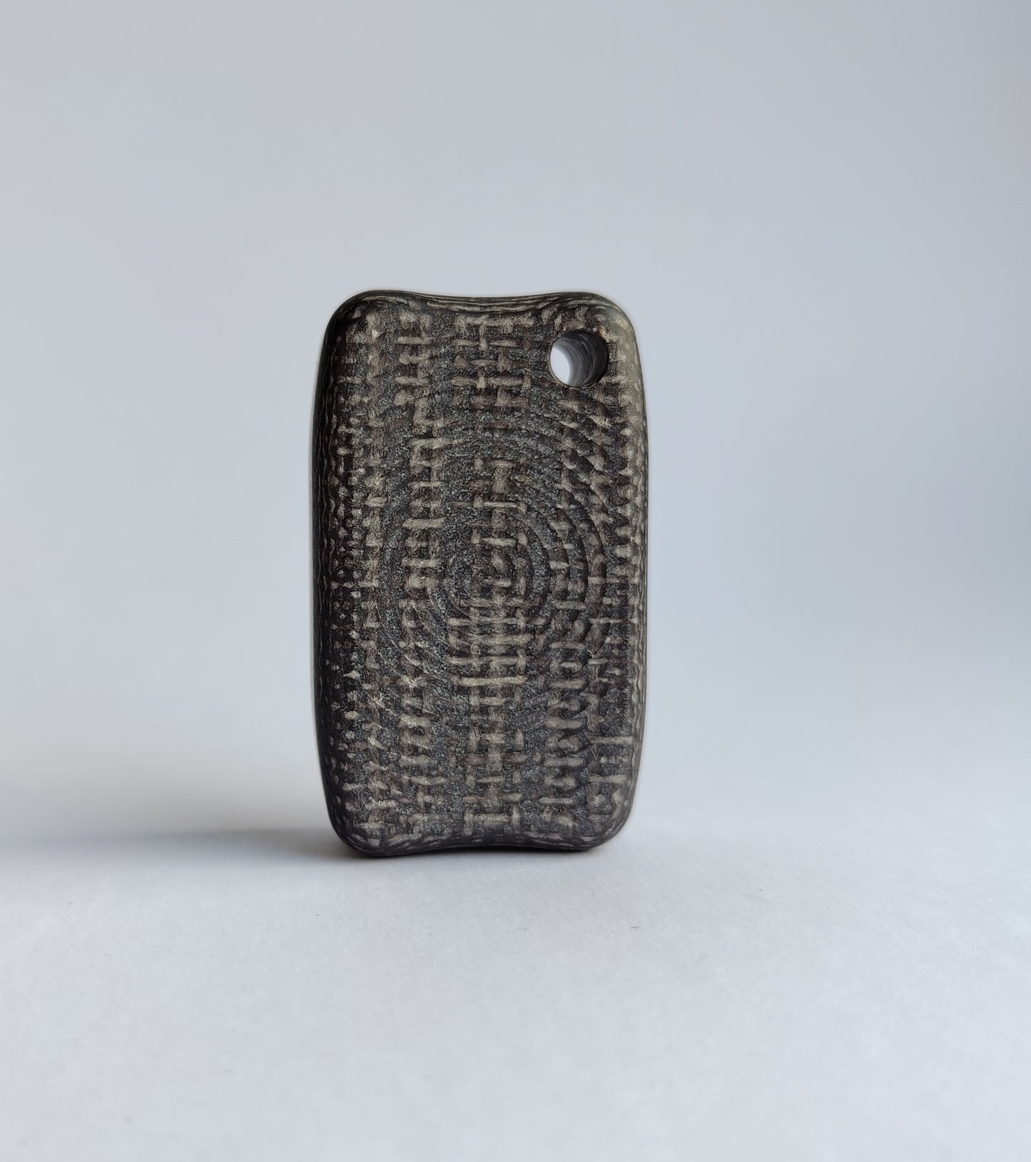 Micarta Fidget Bar / EDC Haptic Worry Stone / Soap Bar Shape Pocket Toy from Bison Jute Micarta