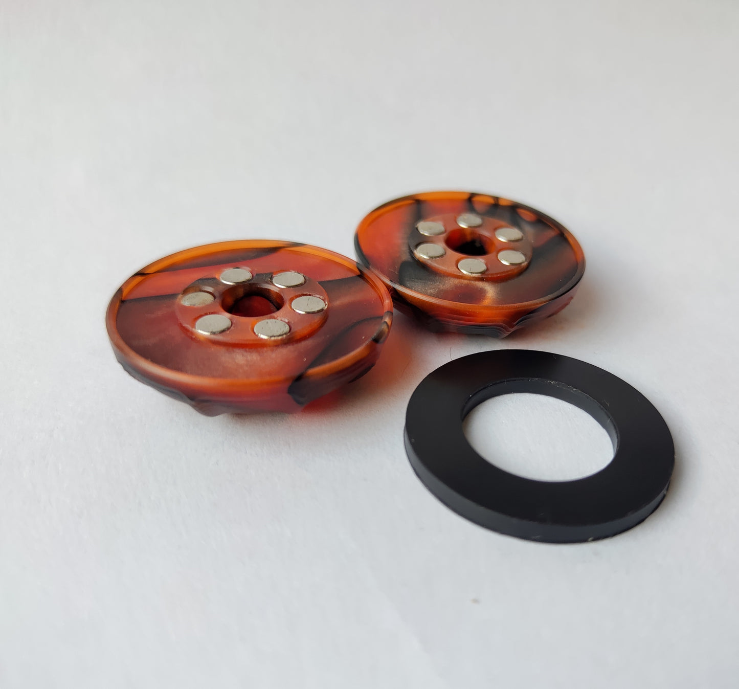 Orange&Black EDC Urchin Coin