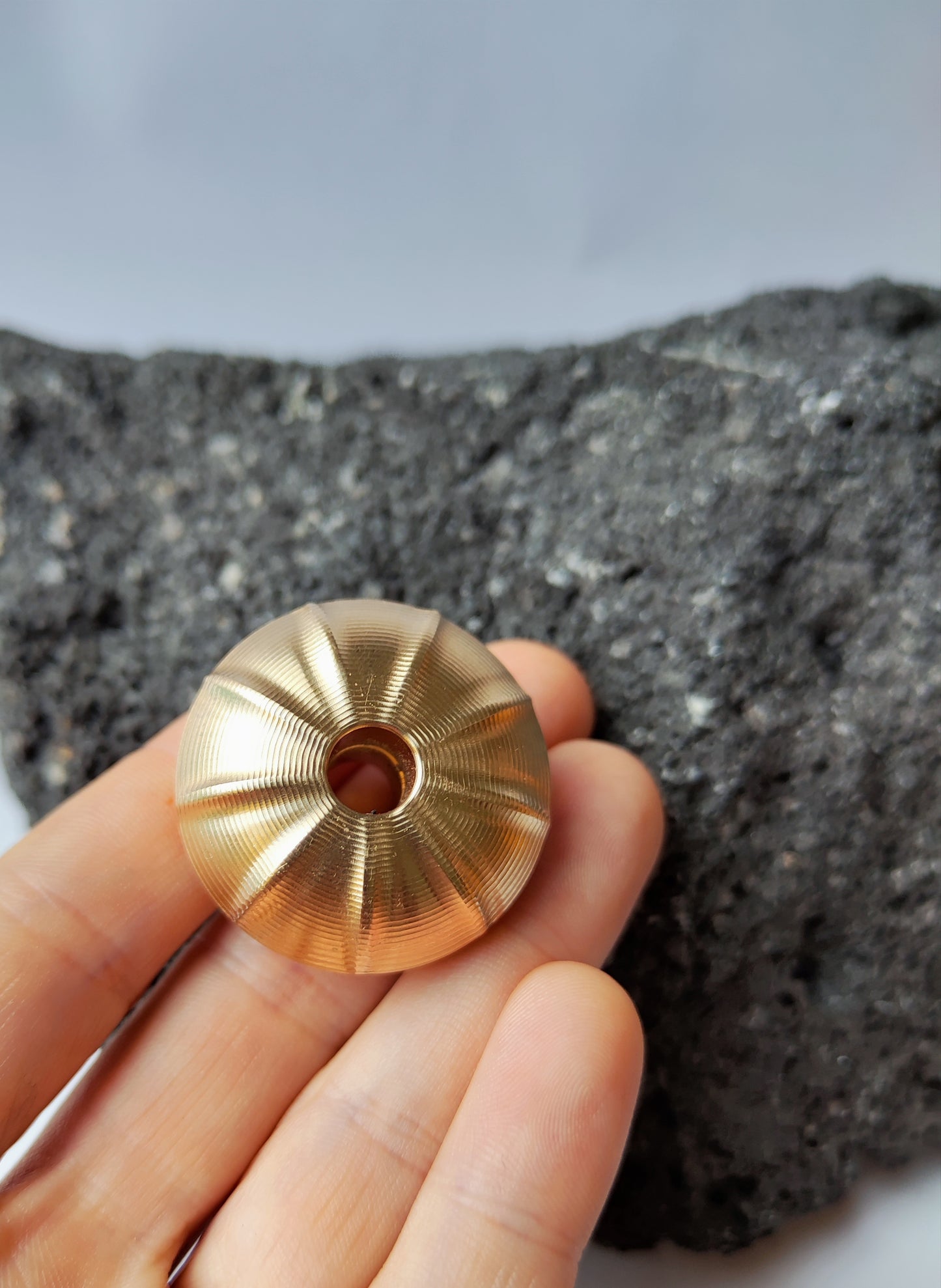 Brass EDC Urchin Coin