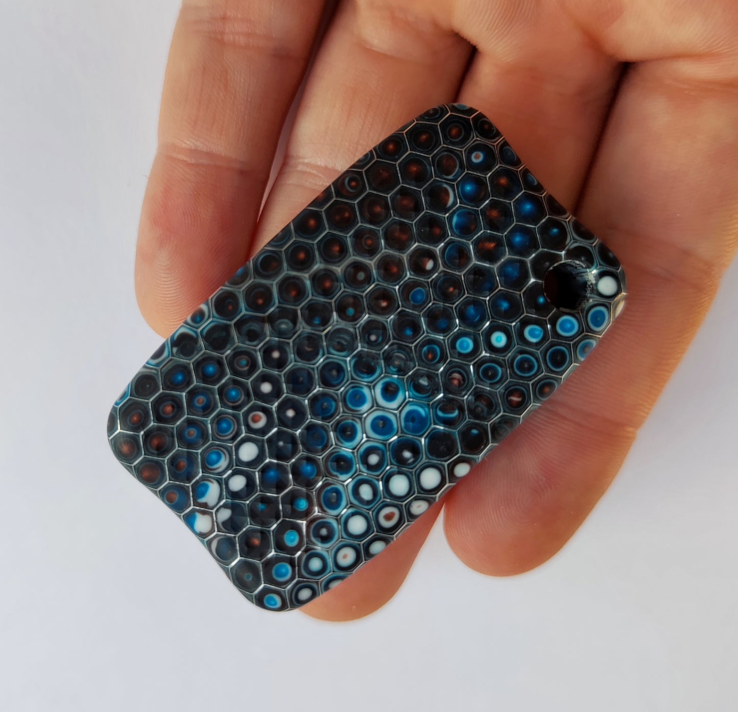 Fidget Bar / EDC Worry Stone / Soap Bar Shape / Haptic toy / Honeycomb pattern