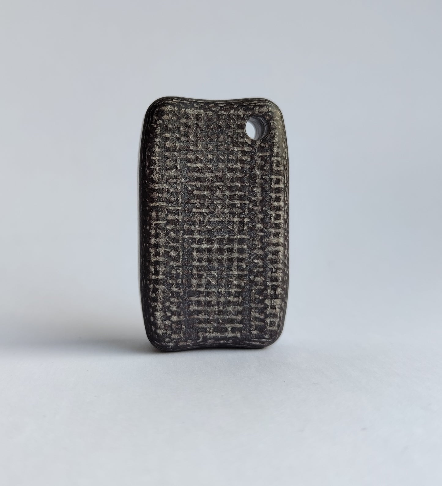 Micarta Fidget Bar / EDC Haptic Worry Stone / Soap Bar Shape Pocket Toy from Bison Jute Micarta