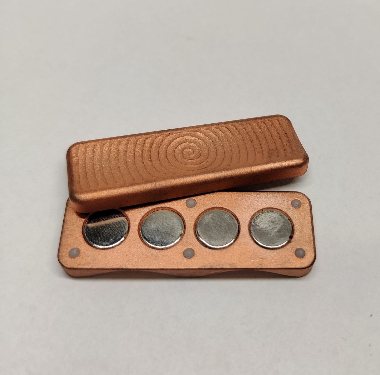 Copper Slider / EDC Magnetic Toy / Haptic toy
