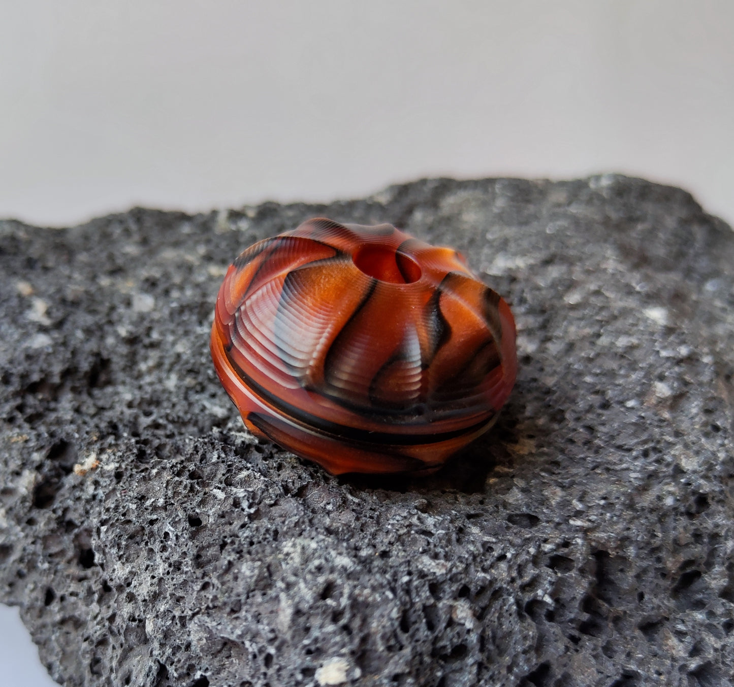 Orange&Black EDC Urchin Coin