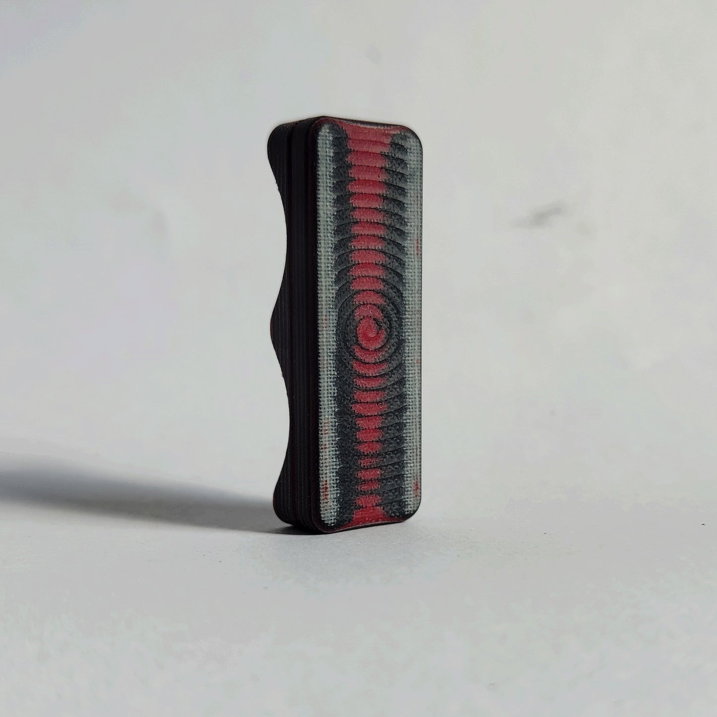 EDC Haptic slider from Micarta (Black and Red)