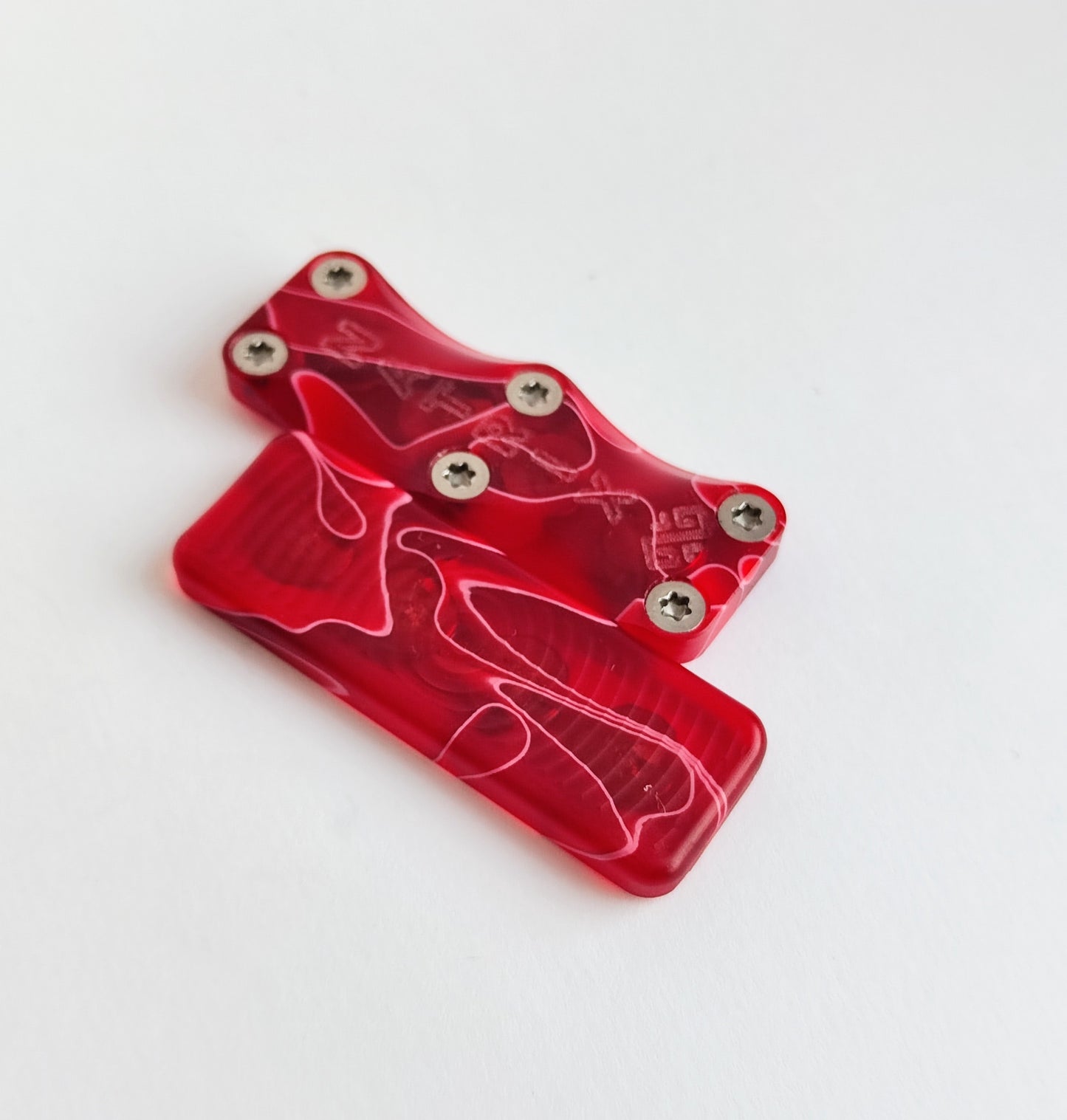 EDC Haptic slider Red (Semi Transparent)