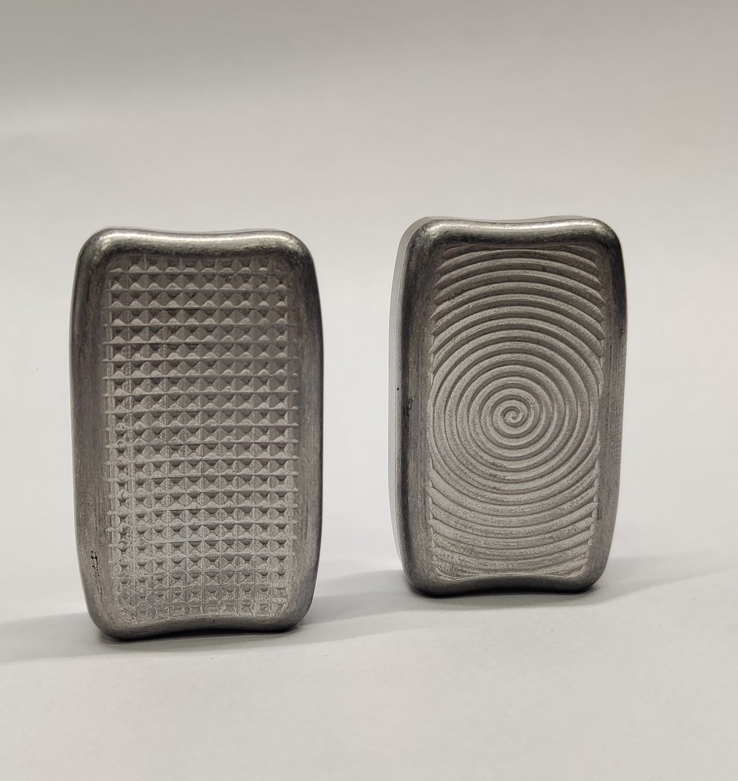 Titanium Fidget Bar / EDC Worry Stone / Soap Bar Shape / Haptic toy / Anodised Titanium / Stone Washed