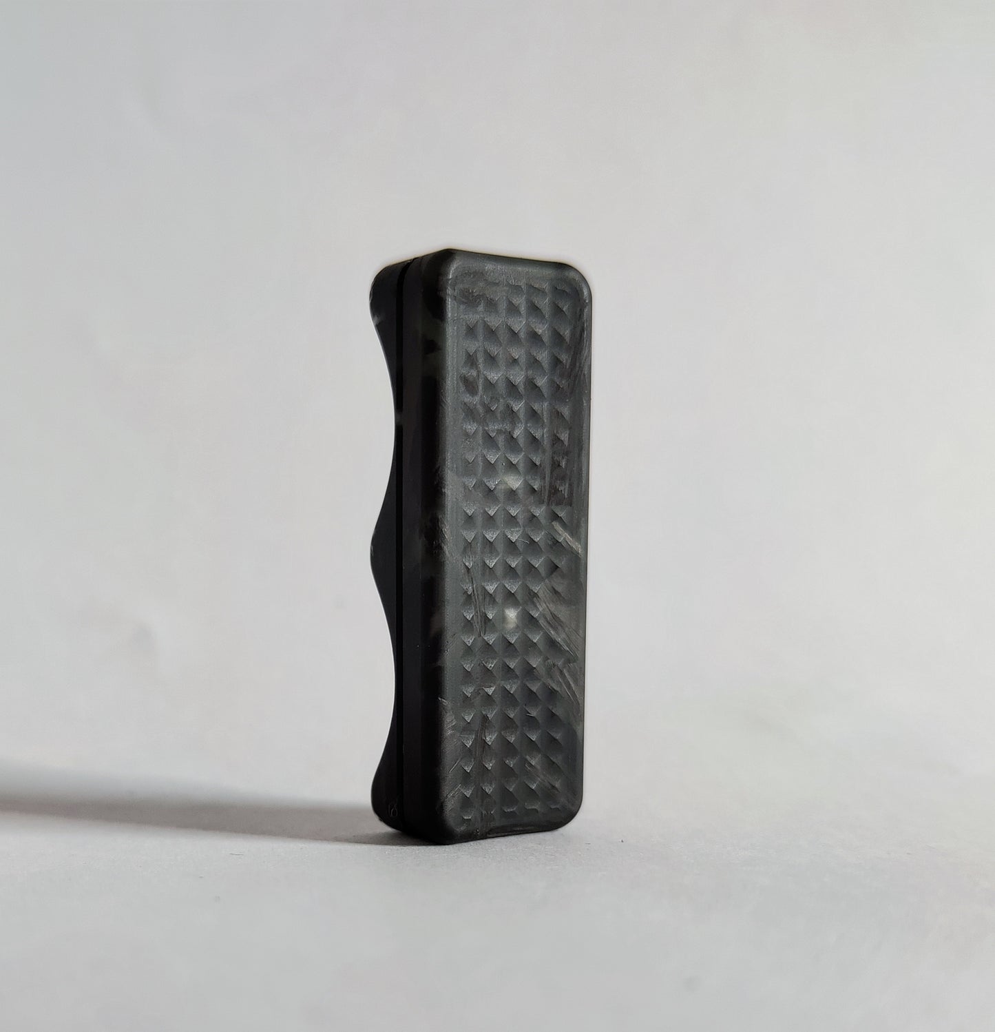 EDC Haptic slider from Glow in the Dark carbon Fiber (Blue or Green)