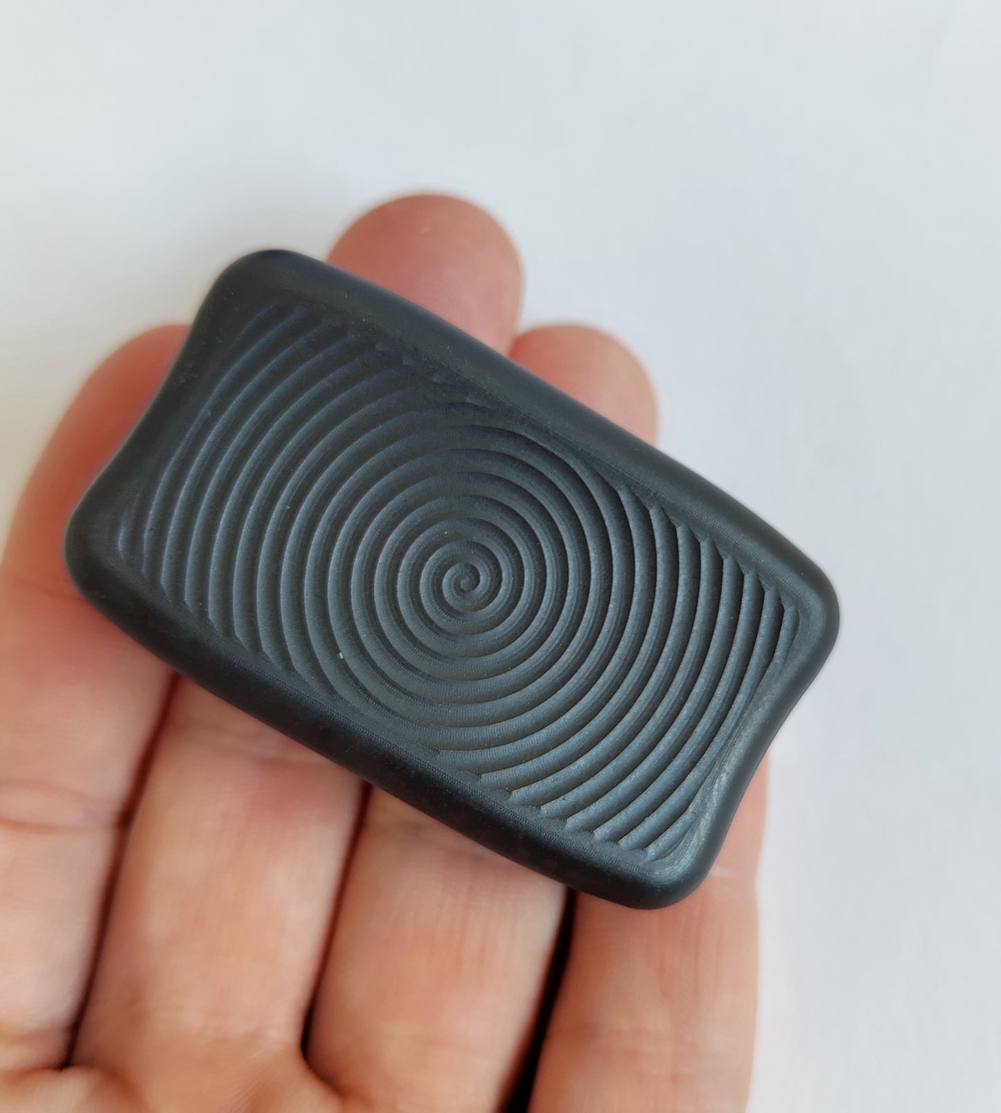 Zirconium Fidget Bar / EDC Haptic Worry Stone / Soap Bar Shape Haptic Toy from Blackened Zirconium