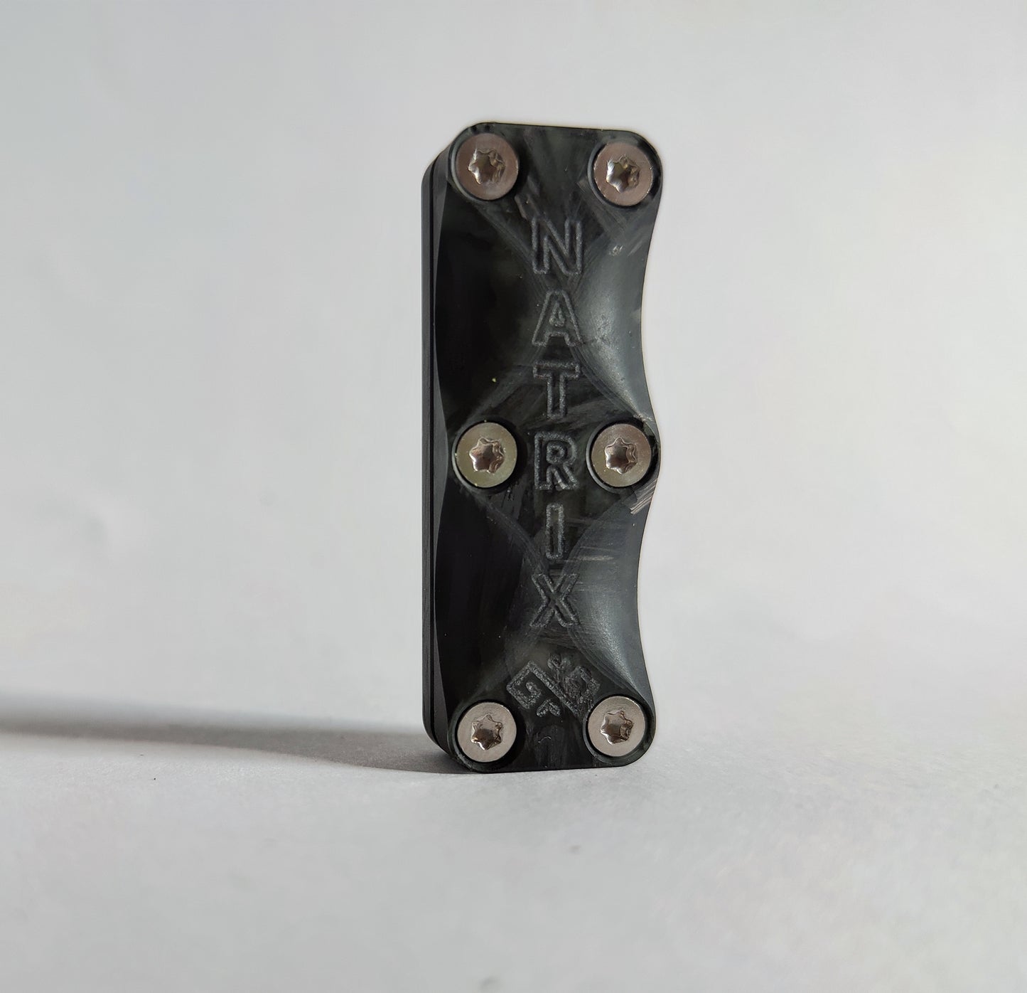 EDC Haptic slider from Glow in the Dark carbon Fiber (Blue or Green)