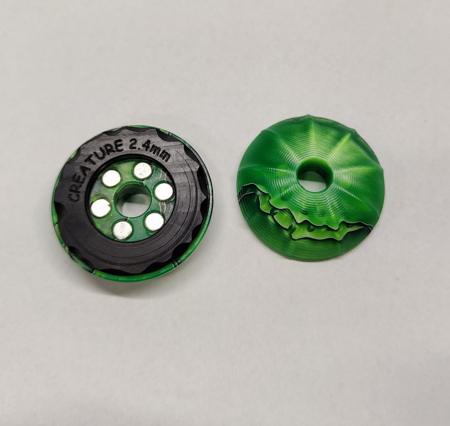 Lime Green EDC Urchin Coin