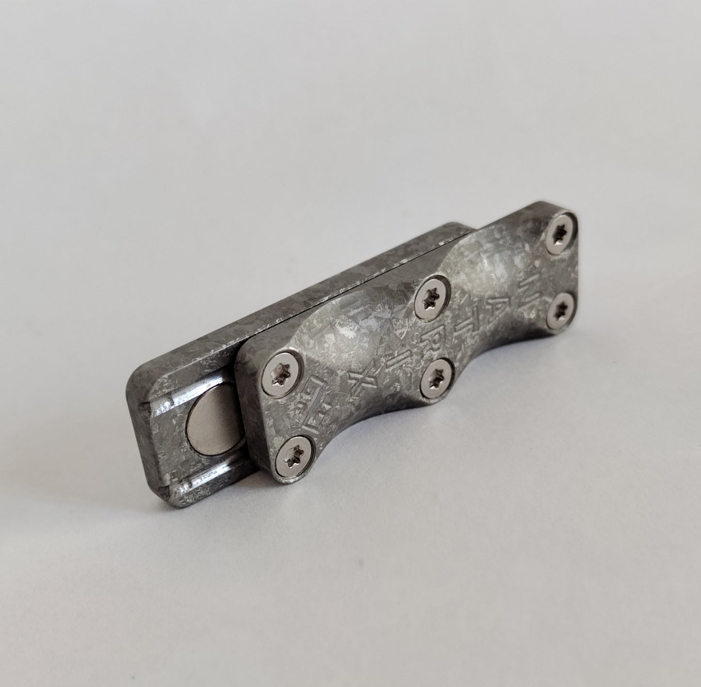 Crystallized Titanium Slider / EDC Magnetic Toy / Haptic toy