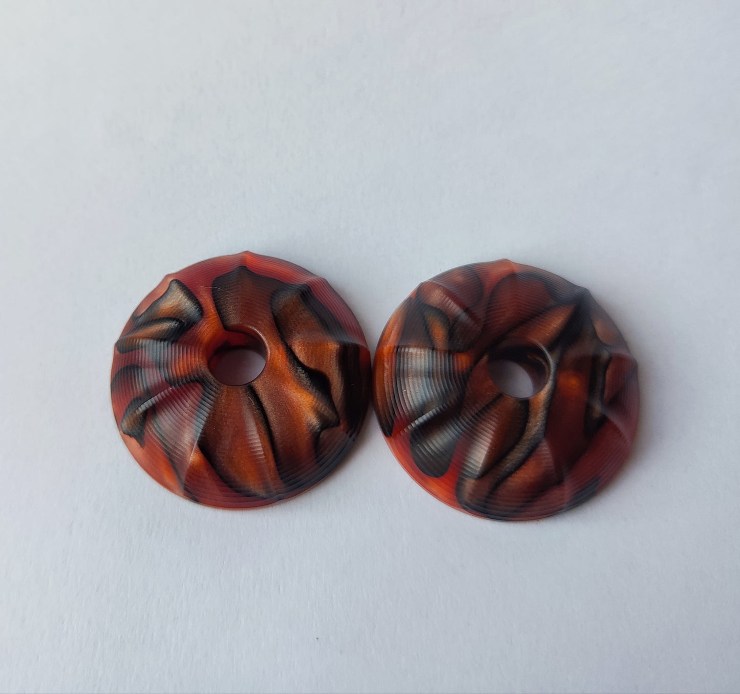 Orange&Black EDC Urchin Coin