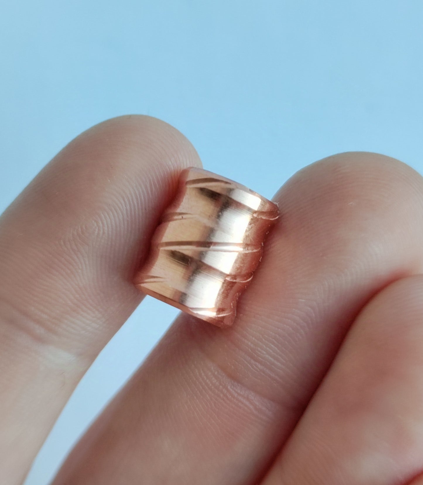 Copper EDC Lanyard Bead