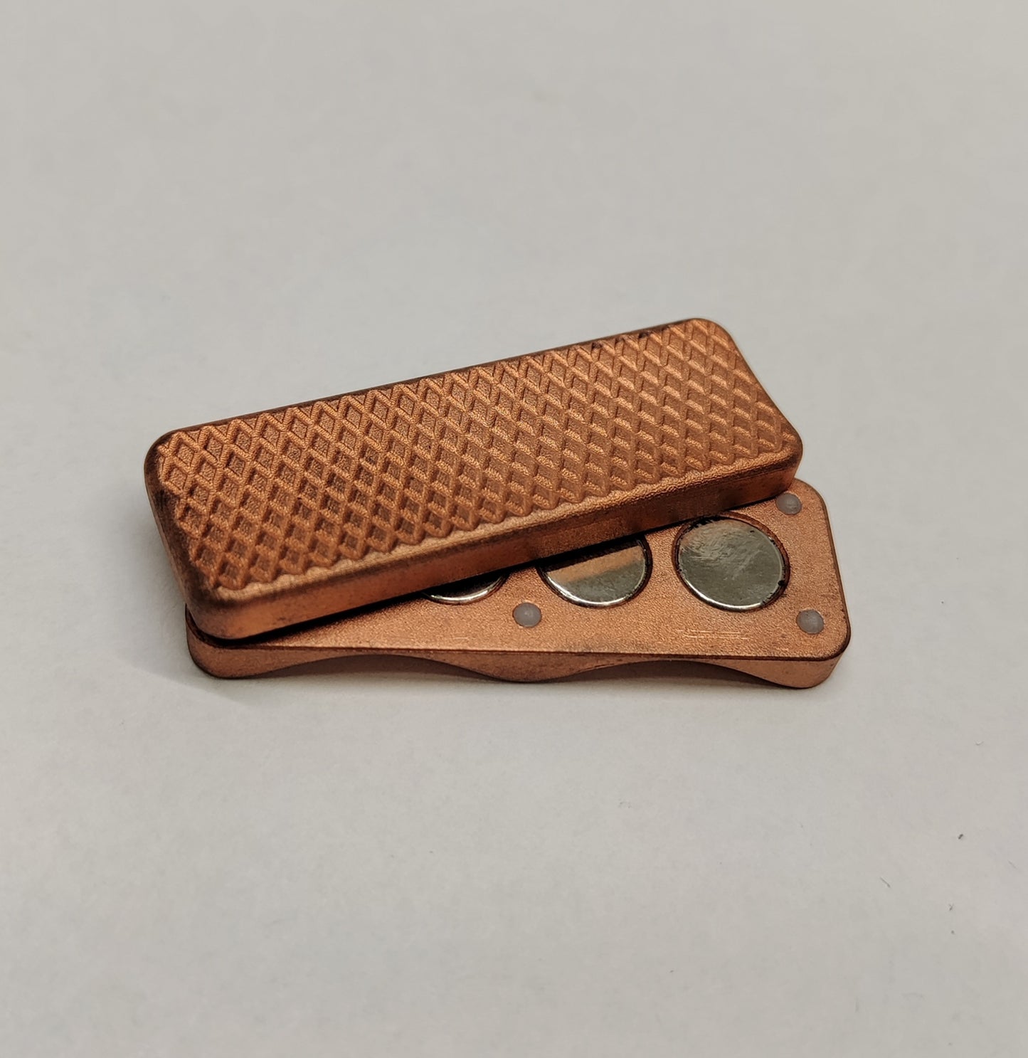 Copper Slider / EDC Magnetic Toy / Haptic toy