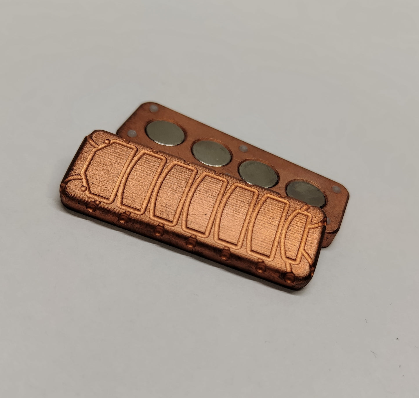 Copper Slider / EDC Magnetic Toy / Haptic toy