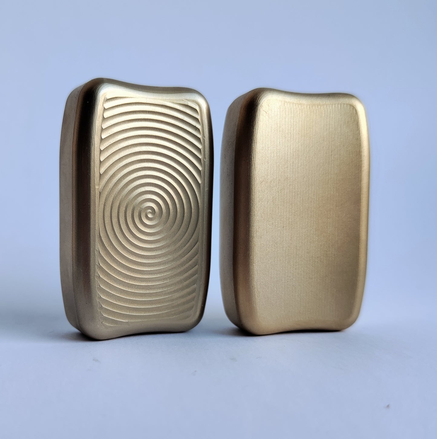 Brass Fidget Bar / EDC Worry Stone / Soap Bar Shape Haptic toy from Brass
