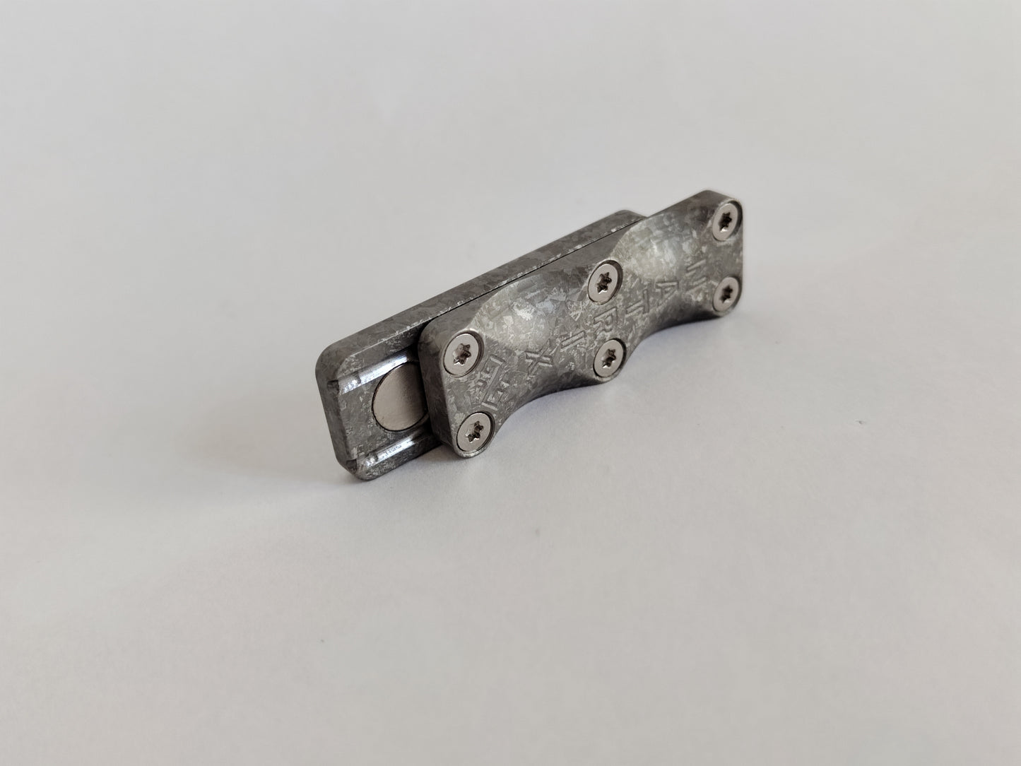 Crystallized Titanium Slider / EDC Magnetic Toy / Haptic toy