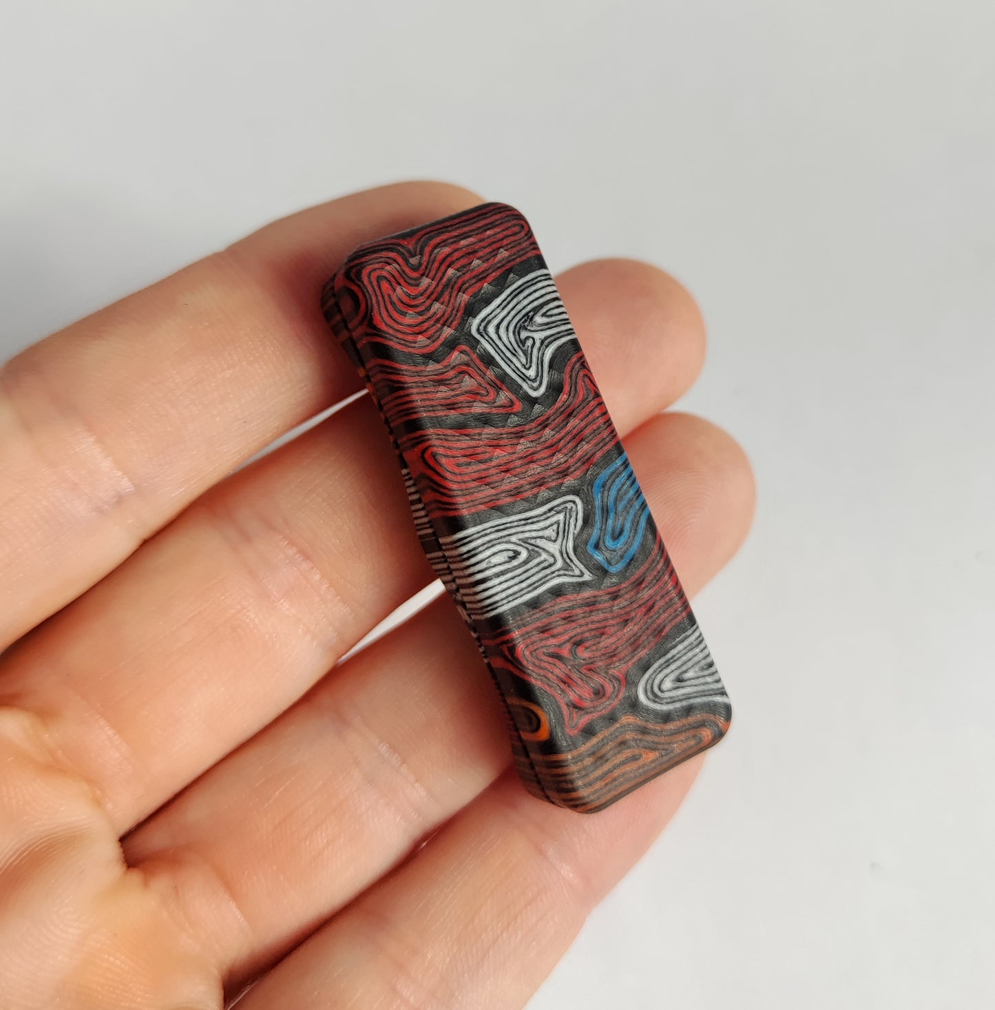 G10 Slider / EDC Magnetic Toy / Haptic Toy / Black-Red-Blue-White