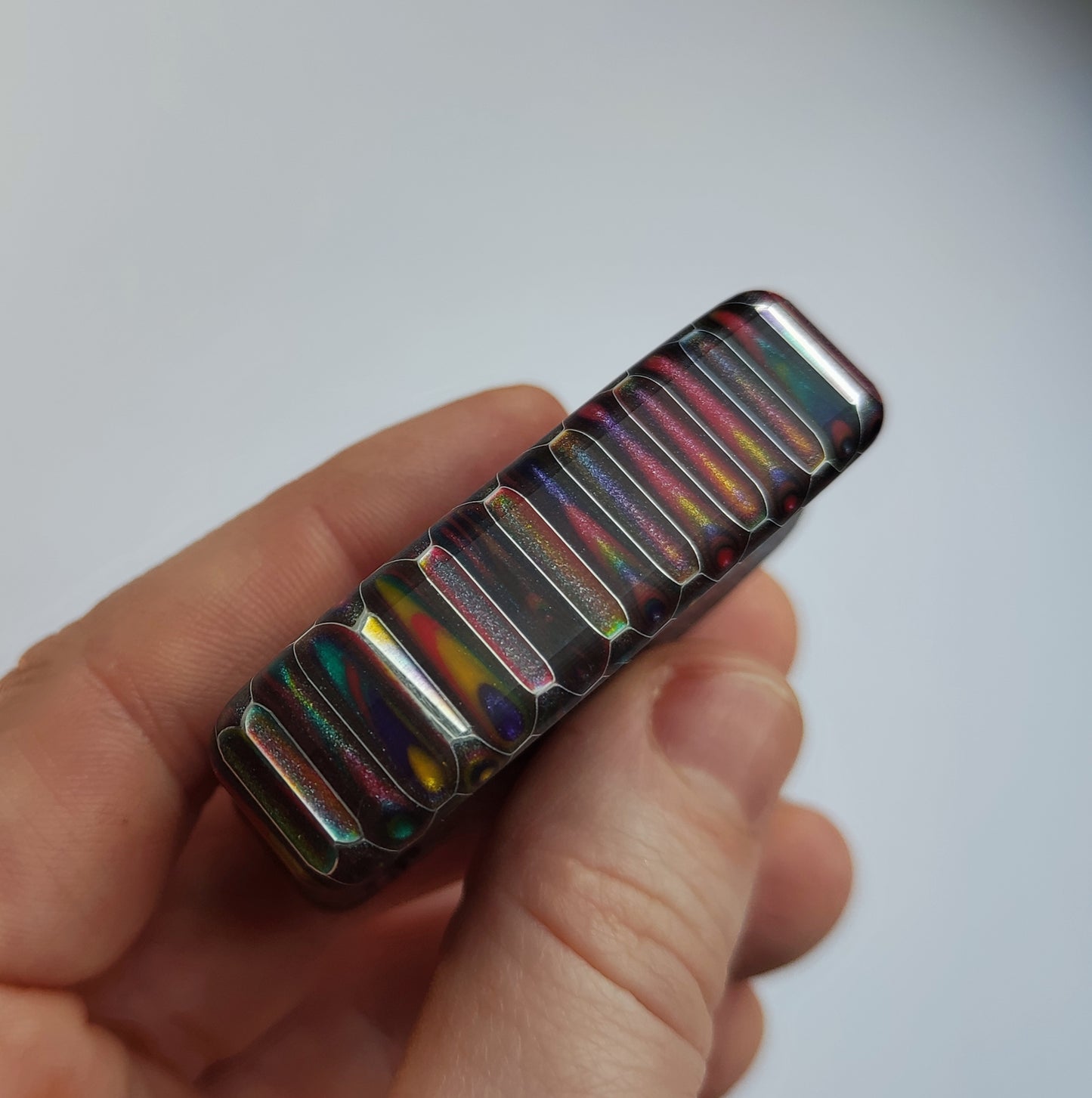 Fidget Bar / EDC Worry Stone / Soap Bar Shape / Haptic toy / Honeycomb pattern (Copy)