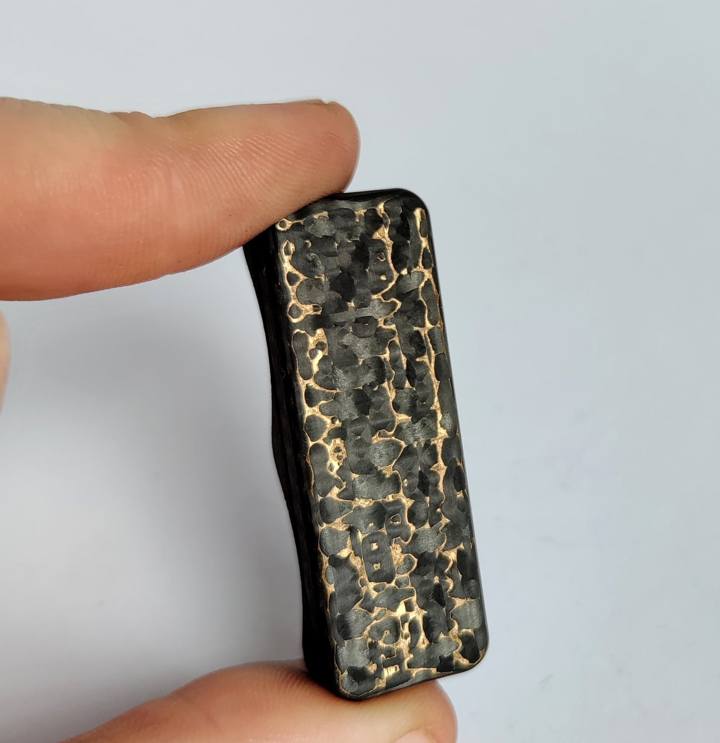 EDC Haptic slider from FatCarbon "Snake Skin Gold"