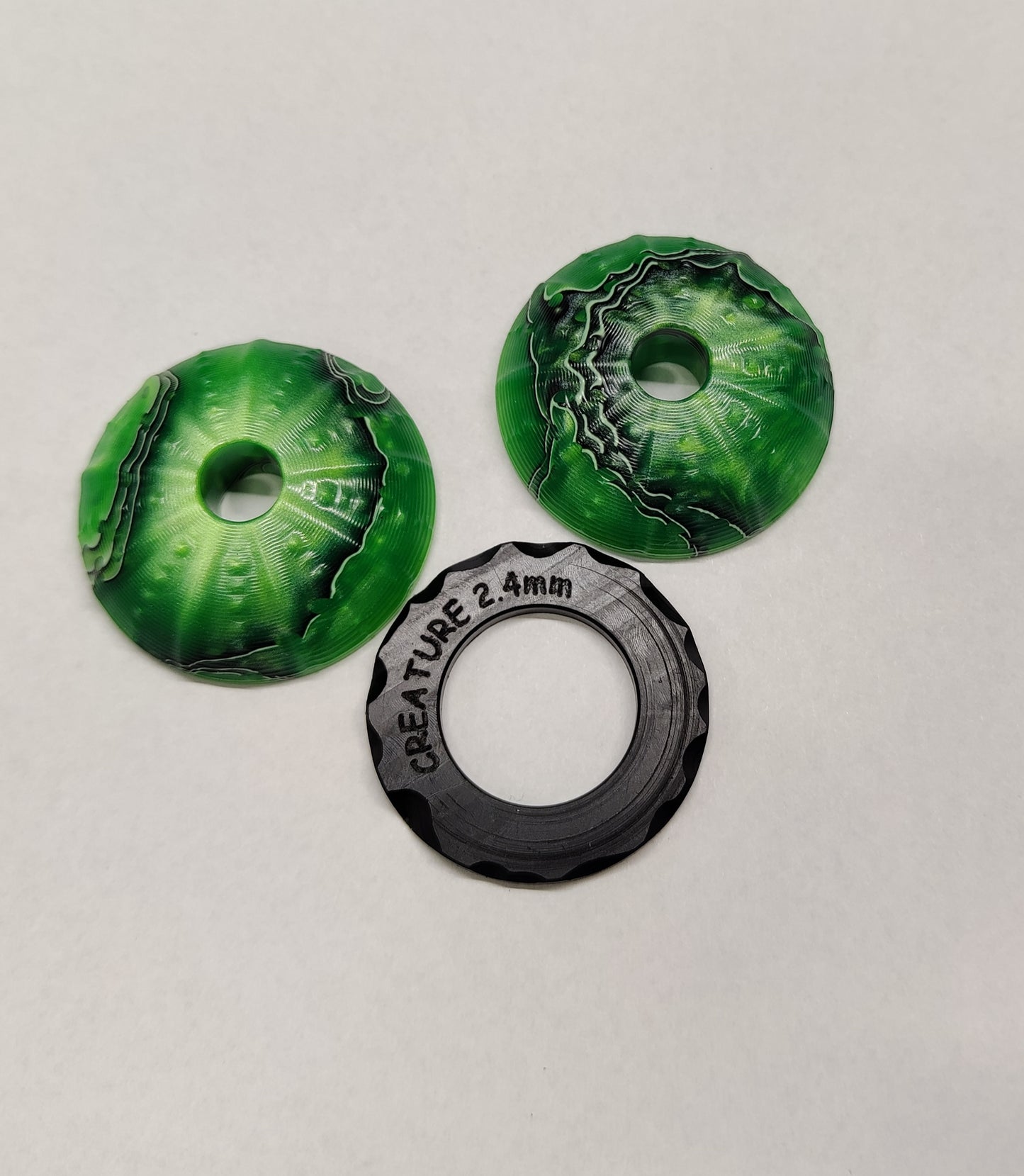 Lime Green EDC Urchin Coin