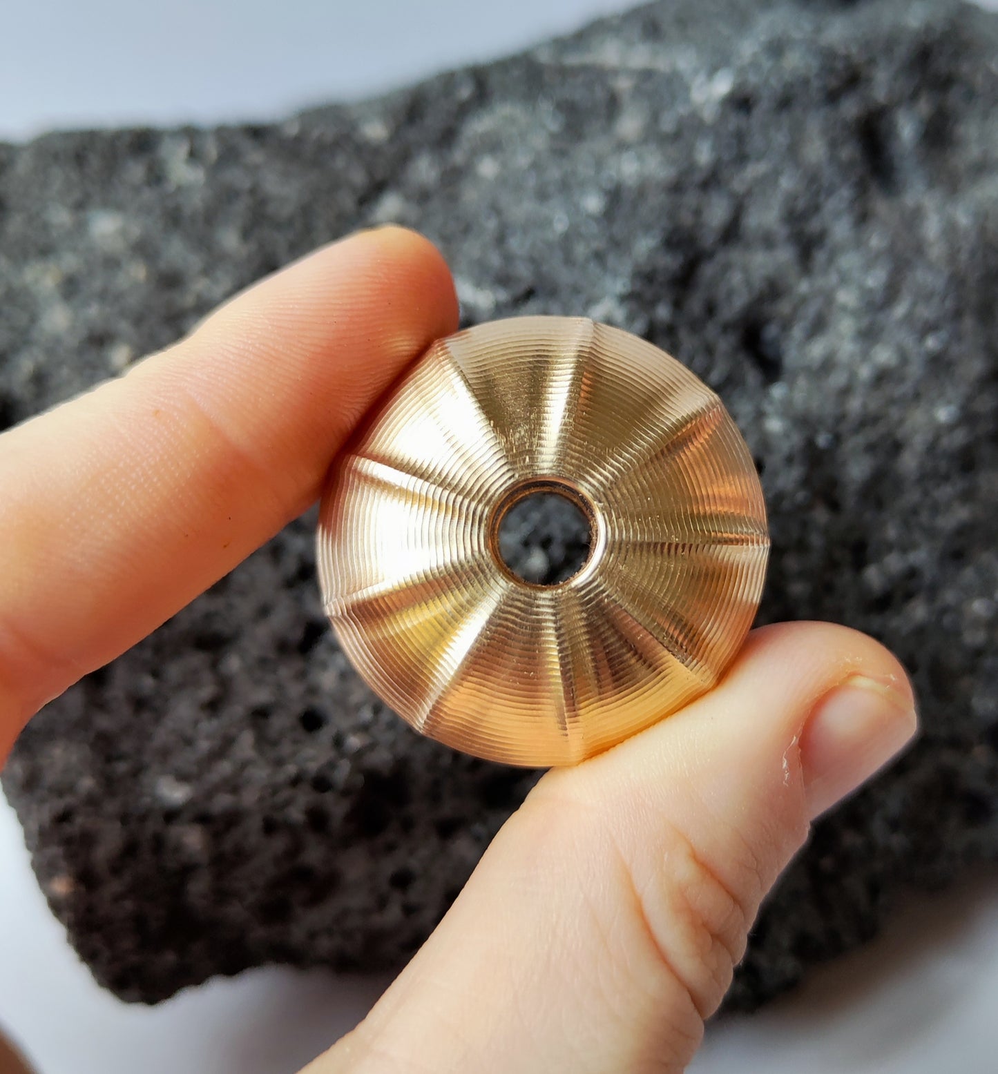 Brass EDC Urchin Coin