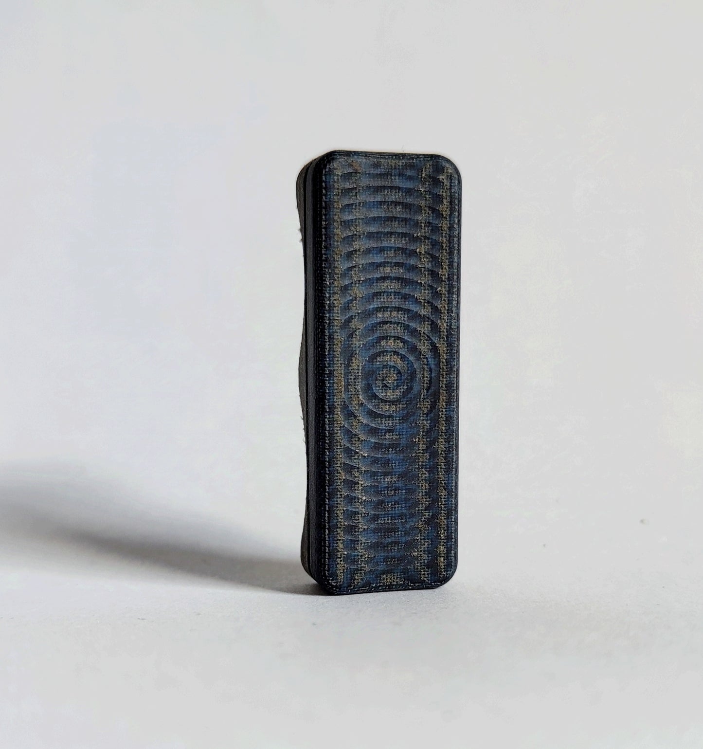 EDC Haptic slider from Micarta (Blue Jeans)