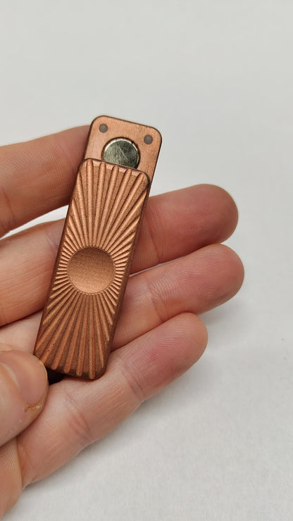 Copper Slider / EDC Magnetic Toy / Haptic toy