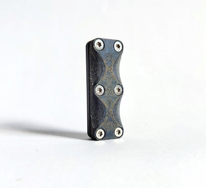 EDC Haptic slider from Micarta (Blue Jeans)