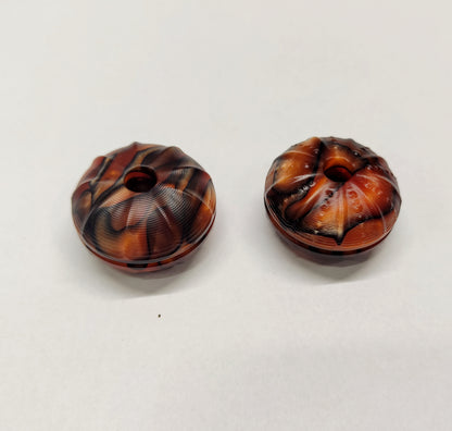 Orange&Black EDC Urchin Coin