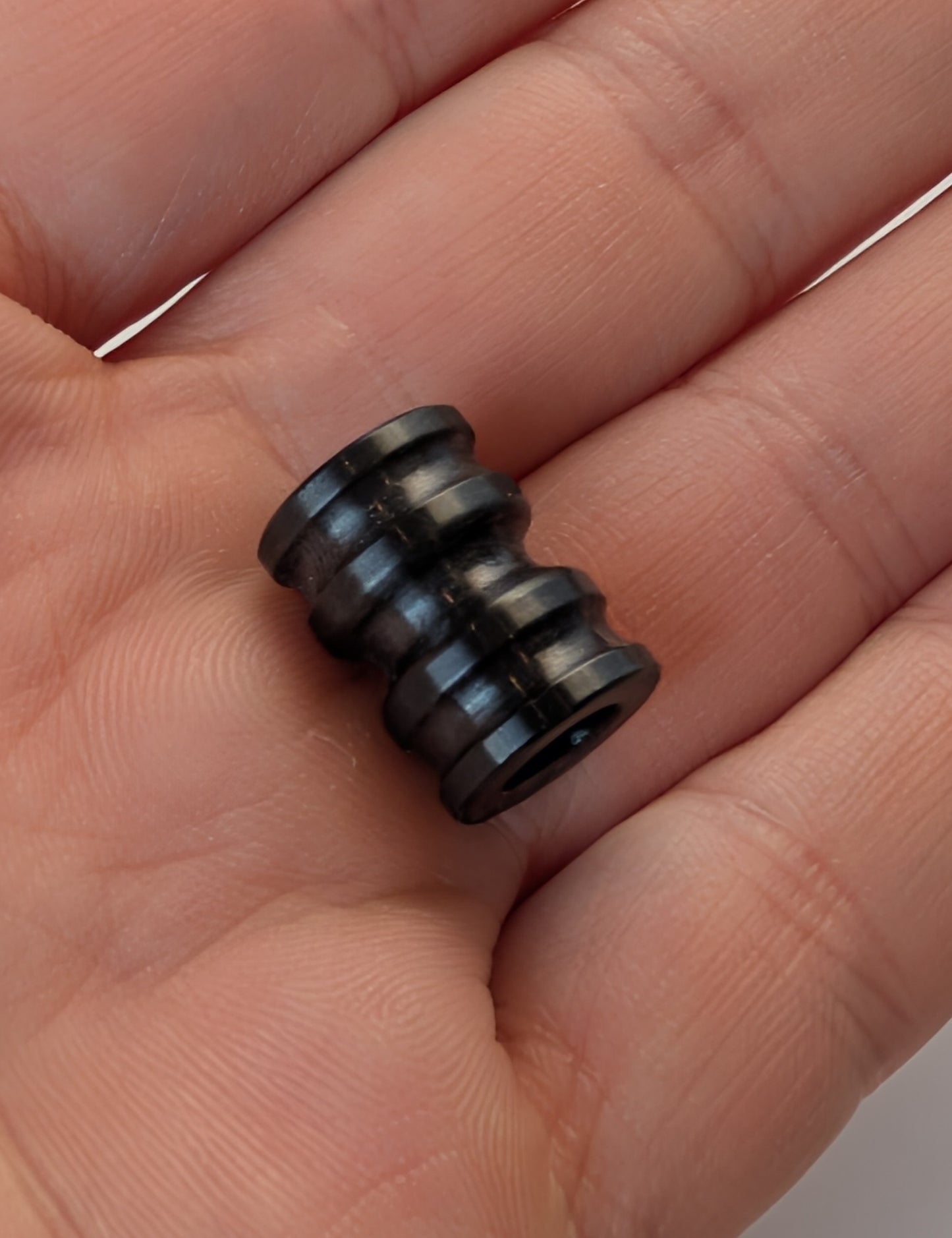 Blackened Zirconium Bead