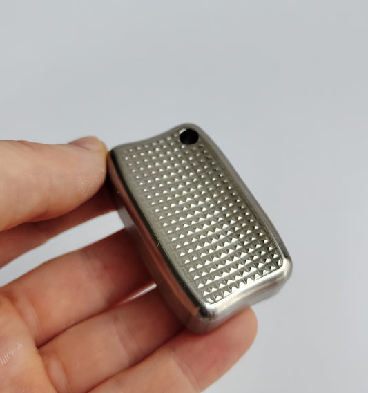 Titanium Fidget Bar / EDC Worry Stone / Soap Bar Shape / Haptic toy / Anodised Titanium / Stone Washed