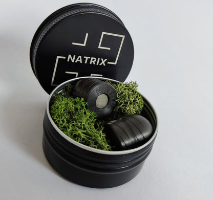 Zirconium Popper / EDC Magnetic Haptic Toy / Pocket Toy / Blackened Zirconium