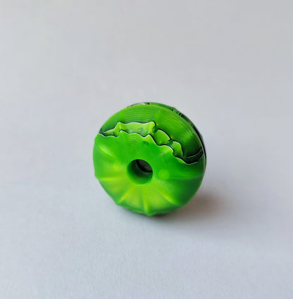 Lime Green EDC Urchin Coin
