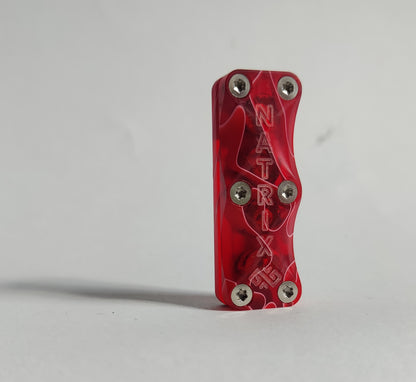 EDC Haptic slider Red (Semi Transparent)