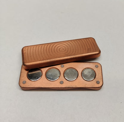 Copper Slider / EDC Magnetic Toy / Haptic toy
