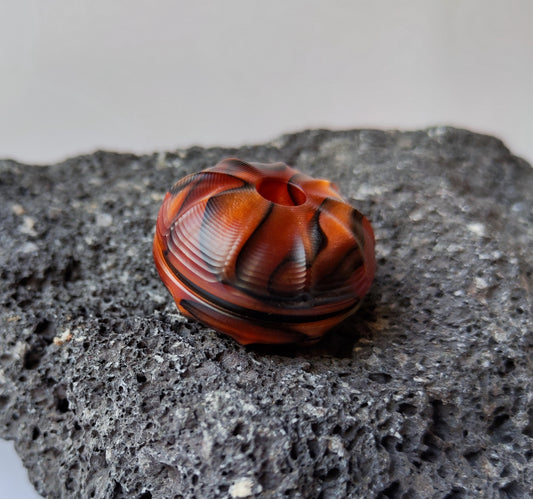Orange&Black EDC Urchin Coin