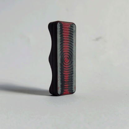 EDC Haptic slider from Micarta (Black and Red)