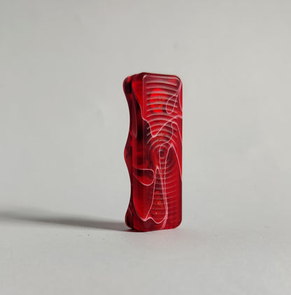 EDC Haptic slider Red (Semi Transparent)