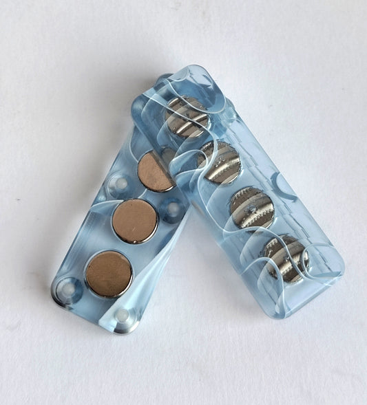 EDC Haptic slider Light Blue (Semi Transparent)
